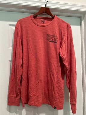 Nantucket Beach Permit 2020, Long Sleeve Red Color. Size Mens large 47 brand